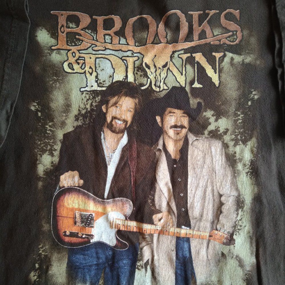 Vintage Brooks & Dunn The Long Haul 2006 Tour T-Shirt